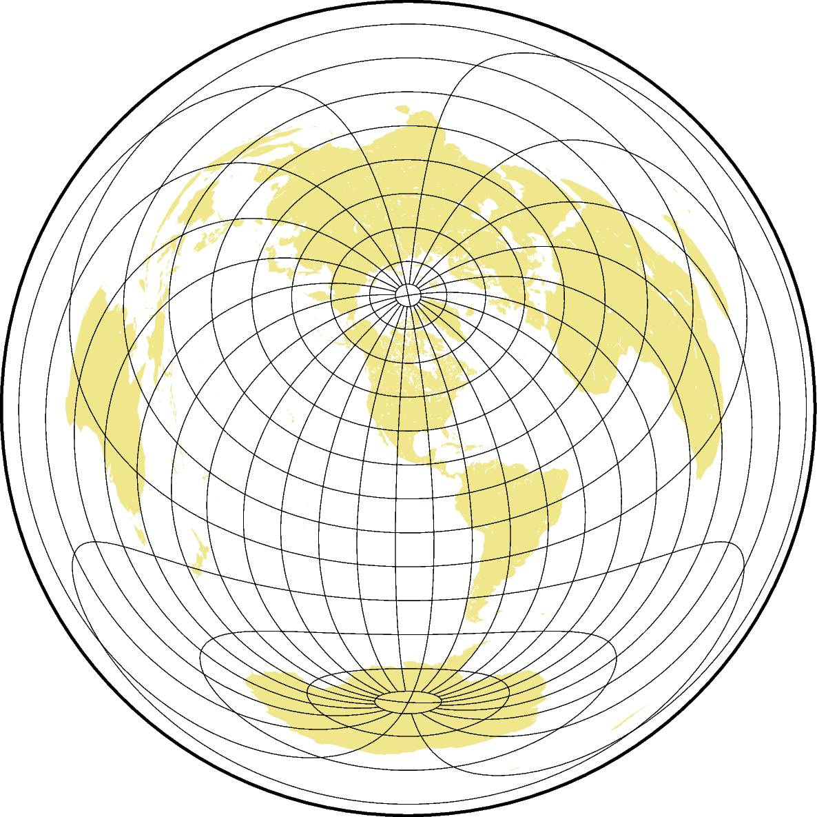 azim equidistant